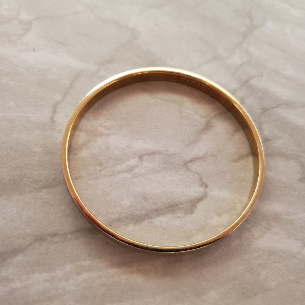 ✨ Vintage Y2k 00s 2000's J. Crew Grey Skinny Bangle ✨ - Picture 8 of 9